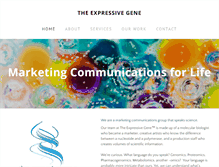 Tablet Screenshot of expressivegene.com